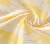 Jacquard hojas amarillo